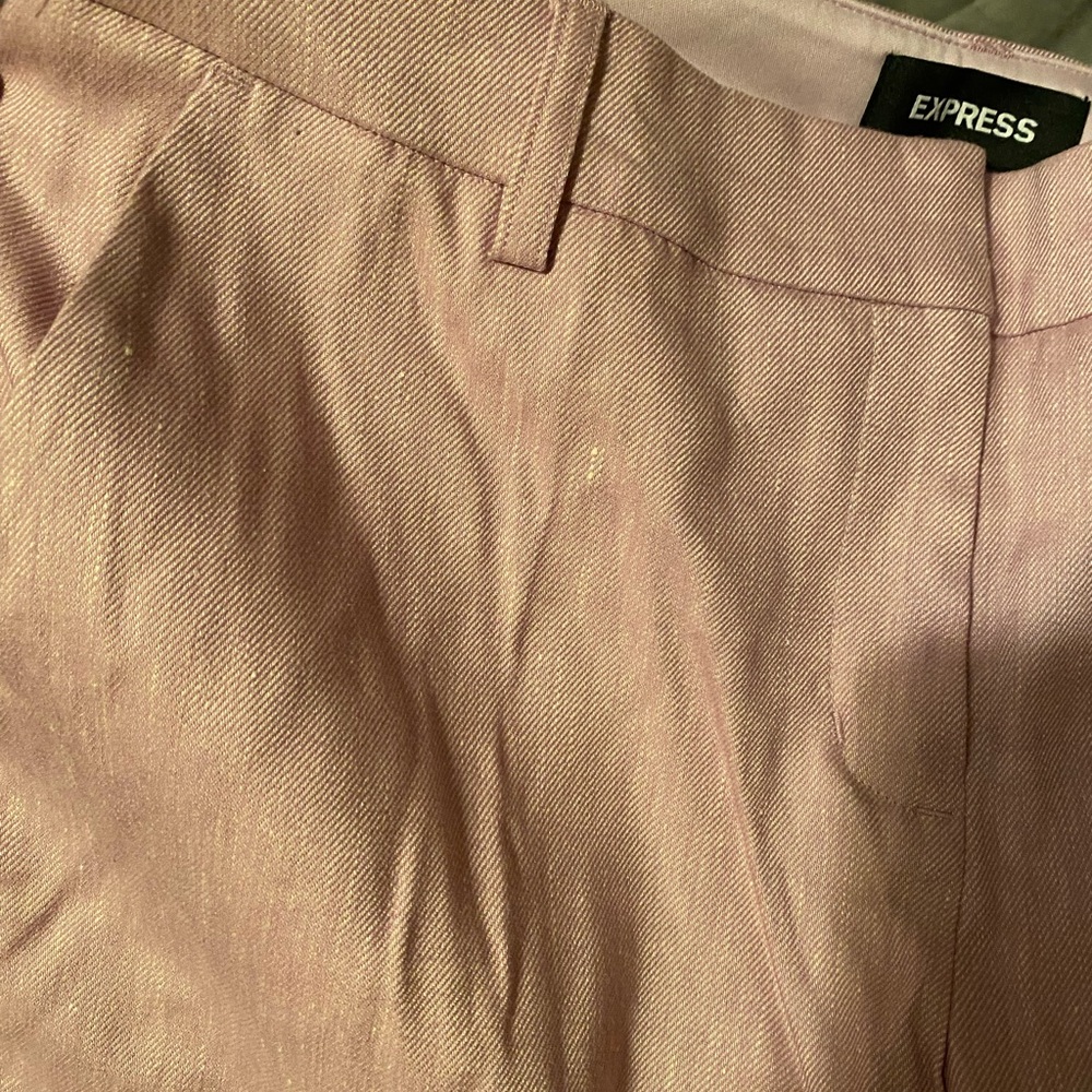 Pink express dress pants, never worn with tags, size 8R